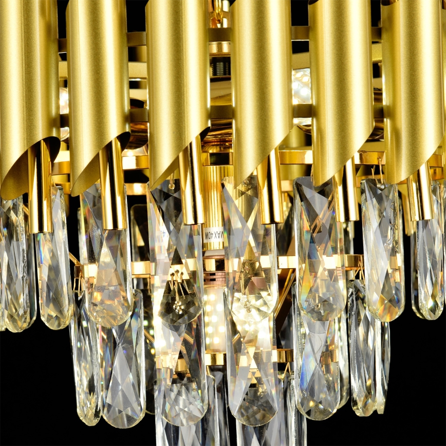 Brilagi - Aufgesetzte Deckenleuchte ECLIPSE 5xE14/10W/230V Ø 38 cm, goldfarben