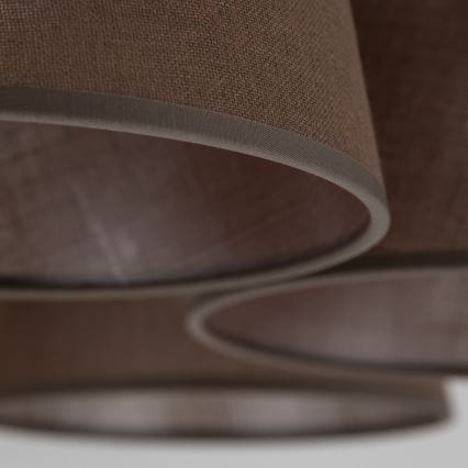 Brilagi - Aufgesetzte Deckenleuchte LATTE 5xE27/15W/230V Kiefer/Braun