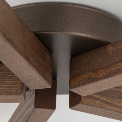 Brilagi - Aufgesetzte Deckenleuchte LATTE 5xE27/15W/230V Kiefer/Mix