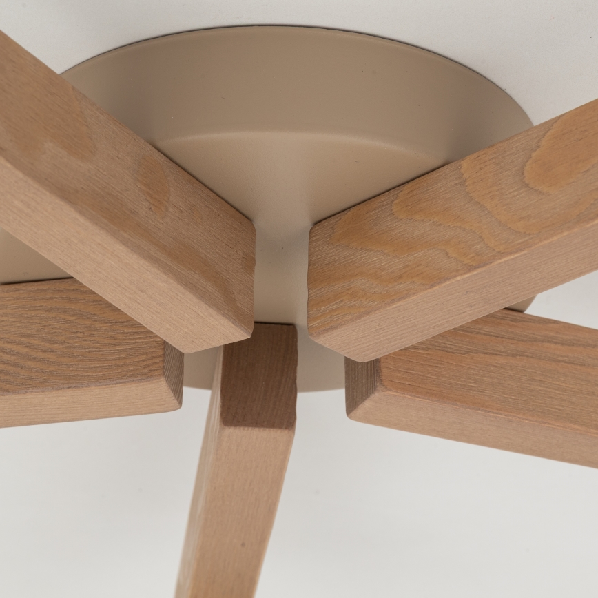 Brilagi - Aufgesetzte Deckenleuchte LATTE SABIA 5xE27/15W/230V Kiefer/Weiß