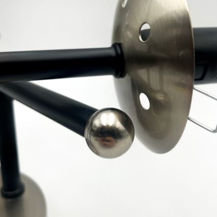 Brilagi - Aufgesetzte Deckenleuchte MALIVA 3xE14/15W/230V mattchrom/rauchglas