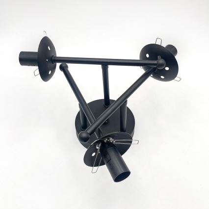 Brilagi - Aufgesetzte Deckenleuchte MALIVA 3xE14/15W/230V schwarz/weiß