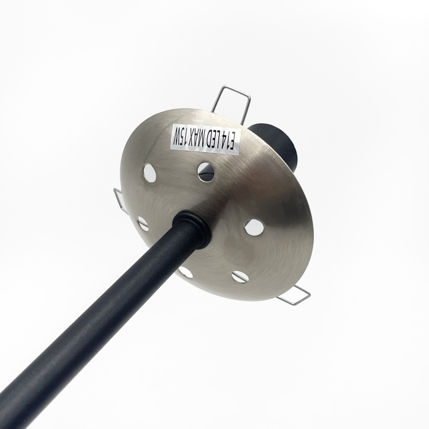 Brilagi - Aufgesetzte Deckenleuchte MALIVA 4xE14/15W/230V mattchrom/rauchglas