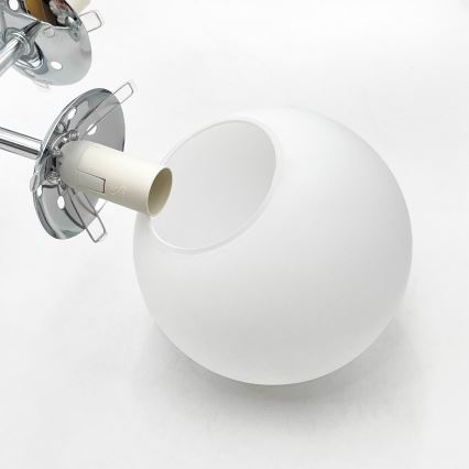 Brilagi - Aufgesetzte Deckenleuchte MALONY 4xE14/20W/230V glänzender Chrom