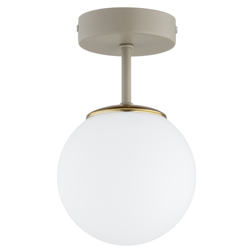 Brilagi - Aufgesetzte Deckenleuchte MILO ECRU 1xE27/60W/230V beige/gold