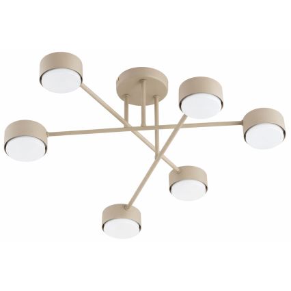 Brilagi - Aufgesetzte Deckenleuchte MONO 6xGX53/12W/230V beige