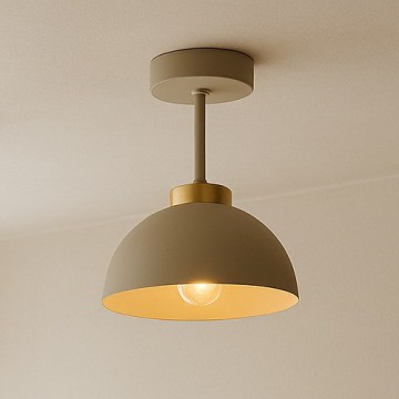 Brilagi - Aufgesetzte Deckenleuchte MOON 1xE27/60W/230V beige/gold