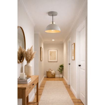 Brilagi - Aufgesetzte Deckenleuchte MOON 1xE27/60W/230V beige/gold