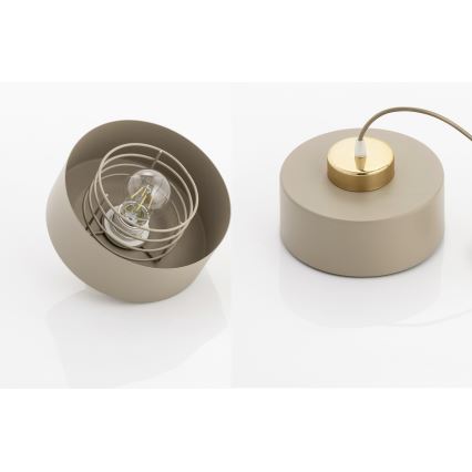 Brilagi - Aufgesetzte Deckenleuchte SPRING 1xE27/60W/230V beige/gold