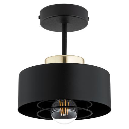 BRILAGI - Aufgesetzte Deckenleuchte SPRING 1xE27/60W/230V Ø 20 cm schwarz/gold