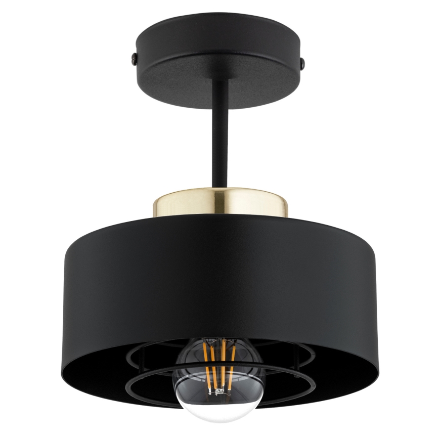 BRILAGI - Aufgesetzte Deckenleuchte SPRING 1xE27/60W/230V Ø 20 cm schwarz/gold