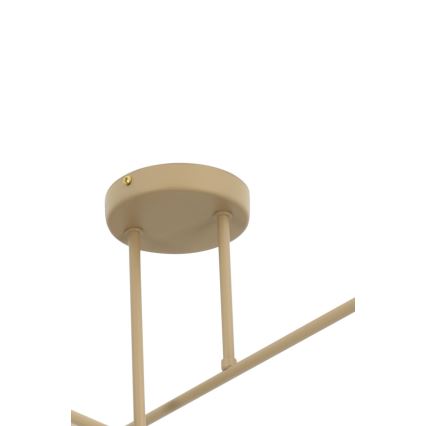 Brilagi - Aufgesetzte Deckenleuchte VIRGO 4xE14/40W/230V beige/gold