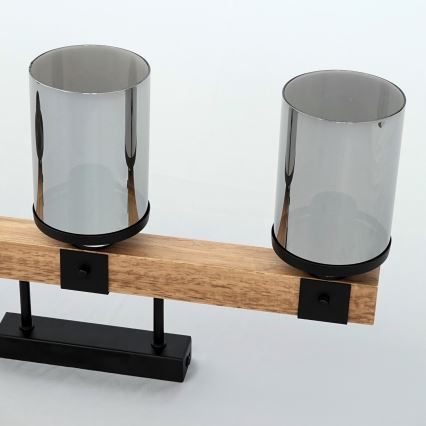 Brilagi - Aufgesetzte Deckenleuchte VISTA 3xE27/60W/230V Eiche