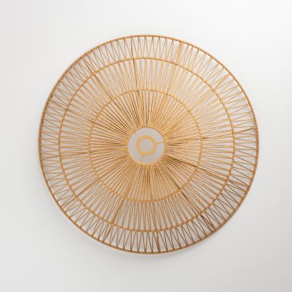 Brilagi - Aufgesetzte LED-Deckenleuchte CERIA BOHO 1xE27/40W/230V Ø 70 cm braun/Eiche