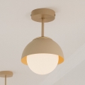 BRILAGI - Aufgesetzter Deckenleuchter COSMO 1xE27/60W/230V beige/gold