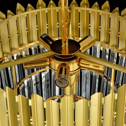 Brilagi - Aufgesetzter Kronleuchter CRISTAL 5xE14/40W/230V pr. 43 cm