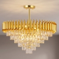 BRILAGI - Aufgesetzter Kronleuchter ECLIPSE 12xE14/10W/230V Ø 78 cm goldfarben