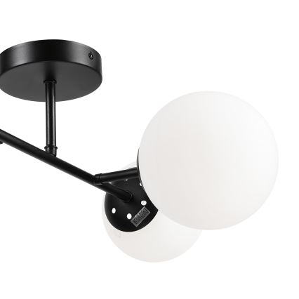 Brilagi - Aufgesetzter Kronleuchter MALONY 4xE14/20W/230V schwarz