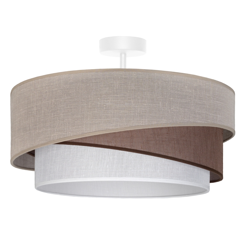Brilagi - Aufputz-Deckenleuchte ARROW 1xE27/60W/230V Ø 45 cm beige/braun/weiß