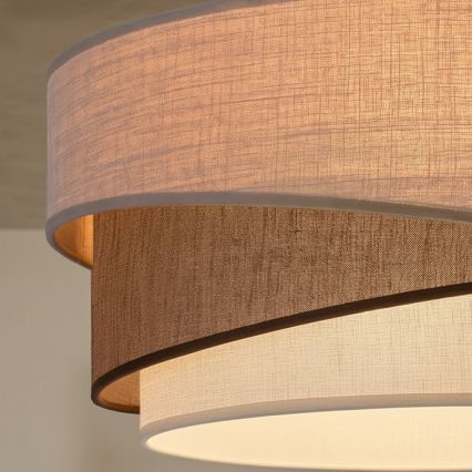 Brilagi - Aufputz-Deckenleuchte ARROW 1xE27/60W/230V Ø 45 cm beige/braun/weiß