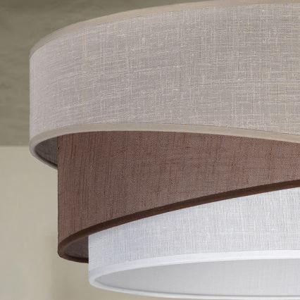 Brilagi - Aufputz-Deckenleuchte ARROW 1xE27/60W/230V Ø 45 cm beige/braun/weiß