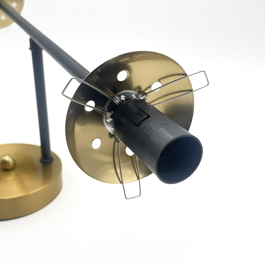 Brilagi - Aufputz-Deckenleuchte MALIVA 4xE14/15W/230V goldfarben