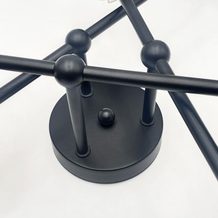 Brilagi - Aufputz-Deckenleuchte MALIVA 6xE14/15W/230V schwarz/weiß