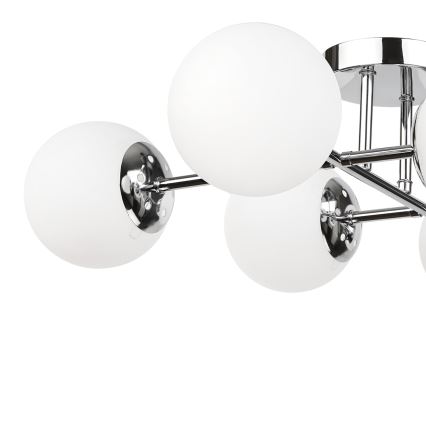 Brilagi - Aufputz-Deckenleuchte MALONY 6xE14/20W/230V glänzender Chrom