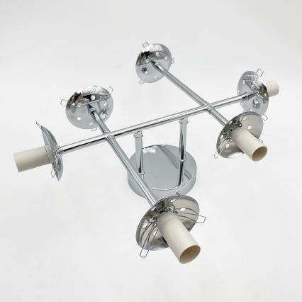 Brilagi - Aufputz-Deckenleuchte MALONY 6xE14/20W/230V glänzender Chrom