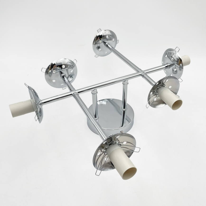 Brilagi - Aufputz-Deckenleuchte MALONY 6xE14/20W/230V glänzender Chrom