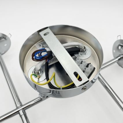 Brilagi - Aufputz-Deckenleuchte MALONY 6xE14/20W/230V glänzender Chrom