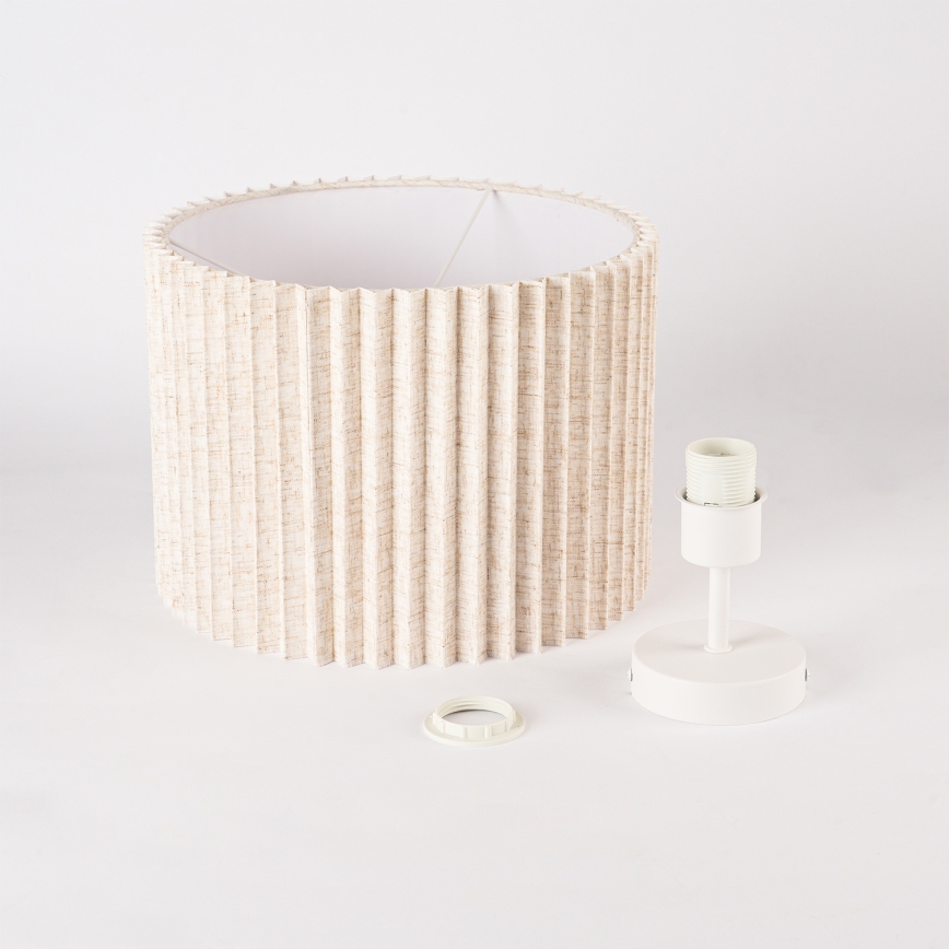 Brilagi - Aufputz-Deckenleuchte NORDIC WAVE 1xE27/15W/230V Ø 32 cm Leinen/Weiß