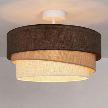 Brilagi - Aufputz-Deckenleuchte TRIO 1xE27/60W/230V Ø 40 cm braun/beige/weiß