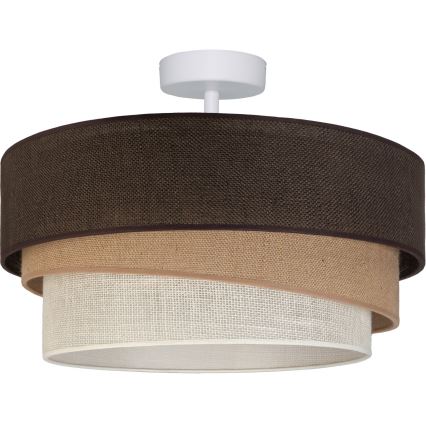 Brilagi - Aufputz-Deckenleuchte TRIO 1xE27/60W/230V Ø 40 cm braun/beige/weiß