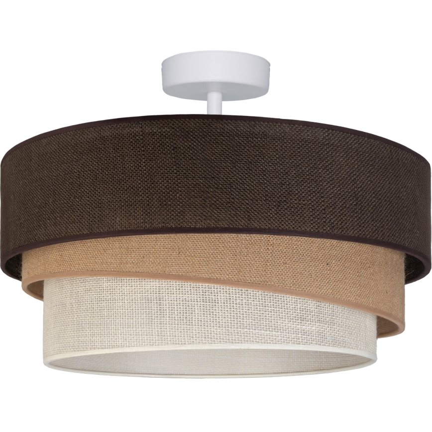 Brilagi - Aufputz-Deckenleuchte TRIO 1xE27/60W/230V Ø 40 cm braun/beige/weiß