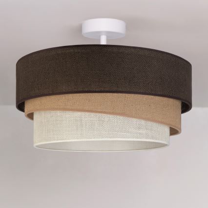 Brilagi - Aufputz-Deckenleuchte TRIO 1xE27/60W/230V Ø 40 cm braun/beige/weiß