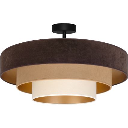 Brilagi - Aufputzleuchte LUNETA 3xE27/60W/230V pr. 80 cm braun/beige/creme