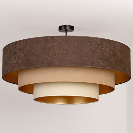 Brilagi - Aufputzleuchte LUNETA 3xE27/60W/230V pr. 80 cm braun/beige/creme