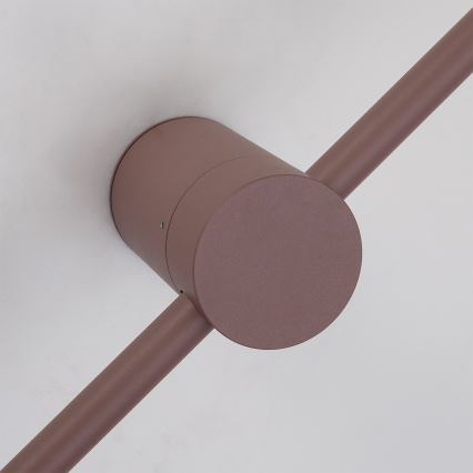 Brilagi - Außenwandleuchte AURA LED/12W/230V 3000K IP54 65 cm braun CRI 90