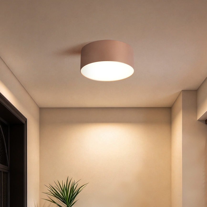 BRILAGI - Außen-Deckenleuchte FORIS LED/20W/230V Ø 15 cm bronzefarben IP44