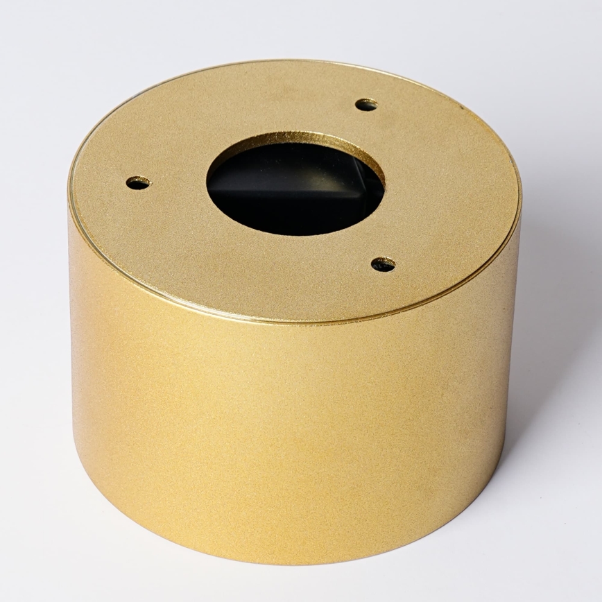 BRILAGI - Außen-Deckenleuchte FORIS LED/9W/230V Ø 9 cm goldfarben IP44