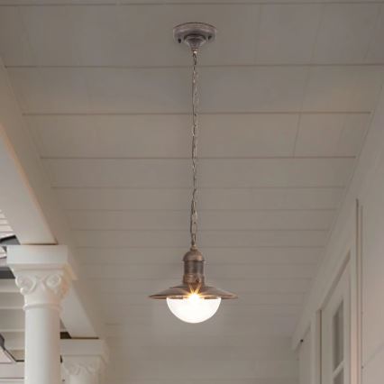 Brilagi - Außen-Hängeleuchte MOLDE 1xE27/60W IP44 Bronze/Patina