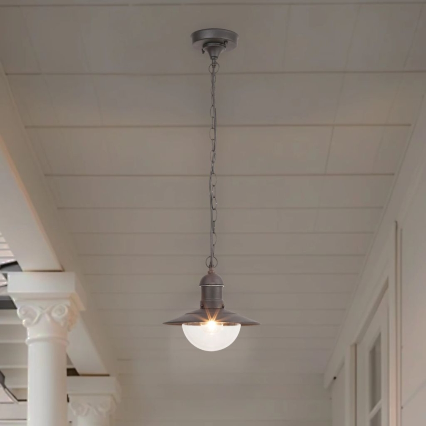 Brilagi - Außen-Hängeleuchte MOLDE 1xE27/60W IP44 schwarz