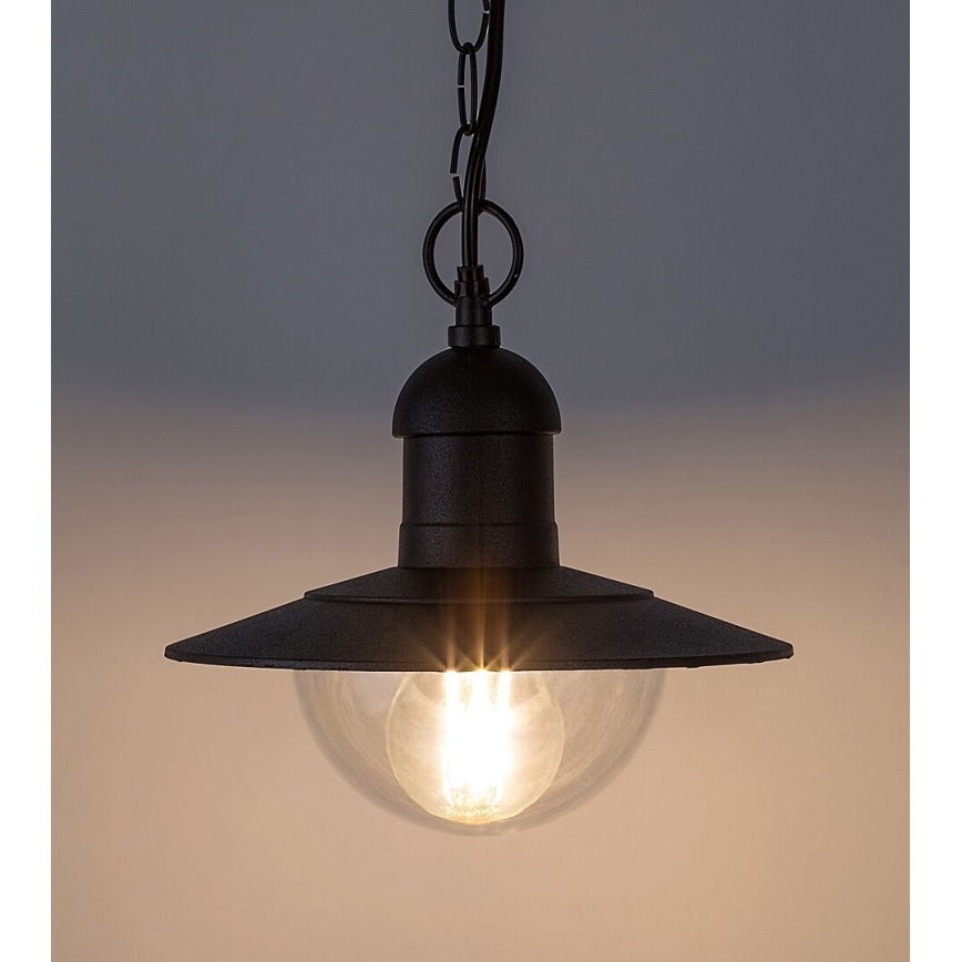 Brilagi - Außen-Hängeleuchte MOLDE 1xE27/60W IP44 schwarz