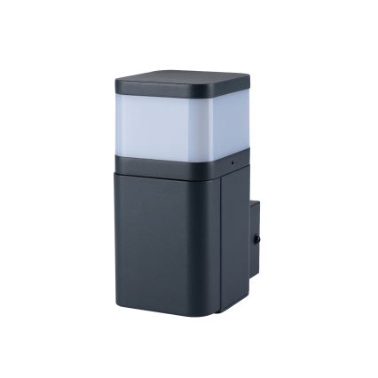 Brilagi - Außenwandleuchte mit SCHUKO-Steckdose PILLAR 1xG9/11W/230V IP44 anthrazit