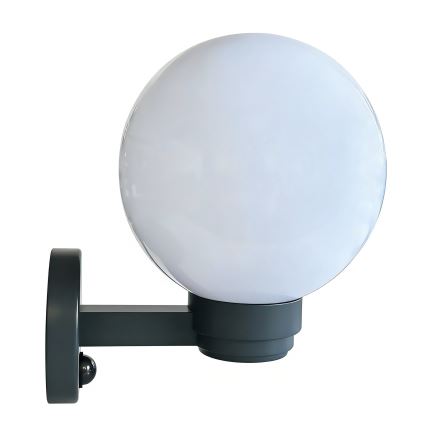 Brilagi - Außen-Wandleuchte mit Bewegungsmelder HARBOR 1xE27/40W/230V IP33 anthrazit/weiß