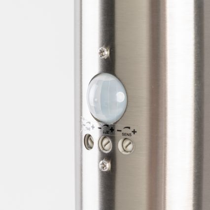 BRILAGI - Außenleuchte mit Bewegungsmelder ELIA 1xE27/20W/230V IP44 50 cm mattchrom