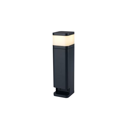 Brilagi - Außenleuchte mit 2 SCHUKO-Steckdosen PILLAR 1xG9/11W/230V IP44 anthrazit