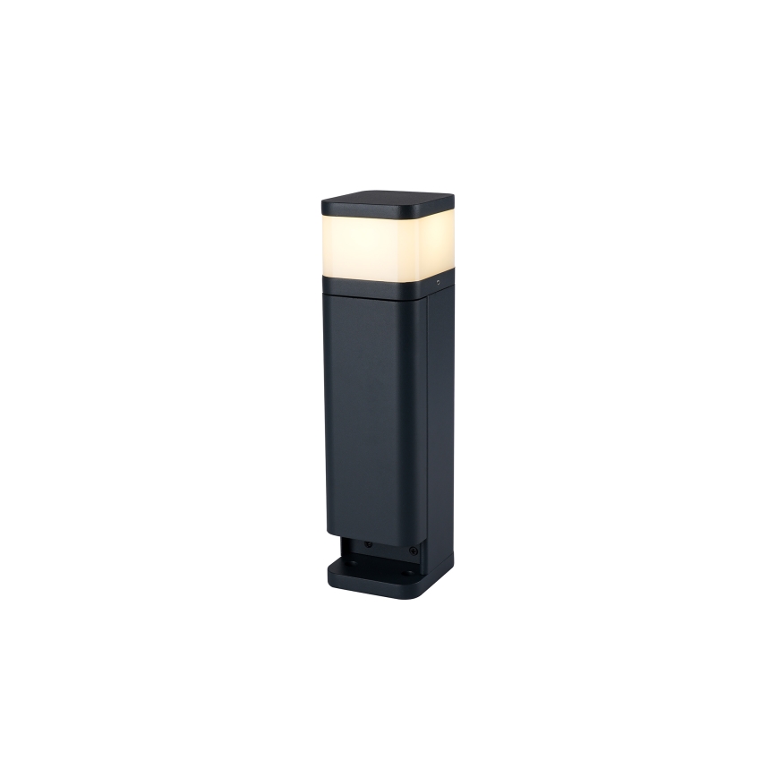 Brilagi - Außenleuchte mit 2 SCHUKO-Steckdosen PILLAR 1xG9/11W/230V IP44 anthrazit
