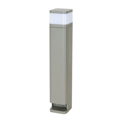 BRILAGI - Außenleuchte mit 2 SCHUKO-Steckdosen PILLAR 1xG9/11W/230V IP44 grau